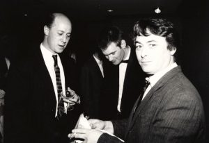 Simon (left) with Roger Shepherd and Doug Hood