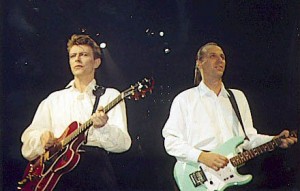 Belew with Bowie.