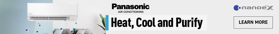 Panasonic air conditioning heatpump ad - Heat Cool and Purify 
