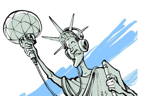 Lady LIberty Listening in