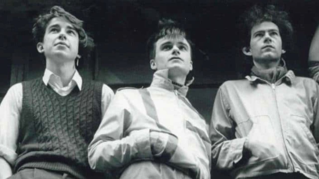 The three lads of Tin Syndrome - Wellington 1980s band